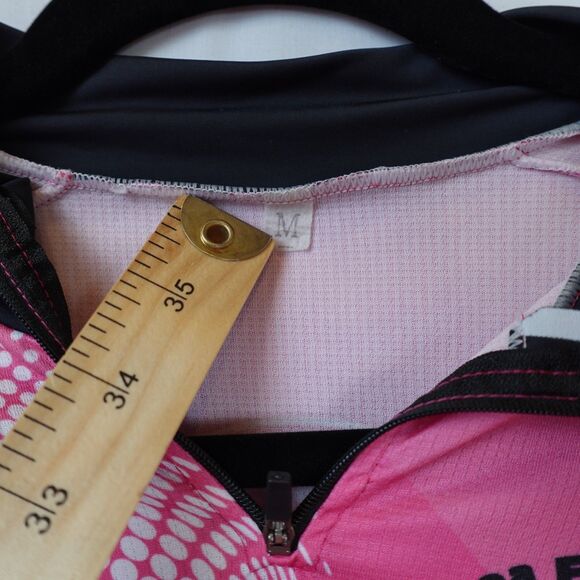 Cycling Jersey Shirt Women's Medium Gran Fondo Mexico GFMX Short Sleeve Pockets - Picture 3 of 13